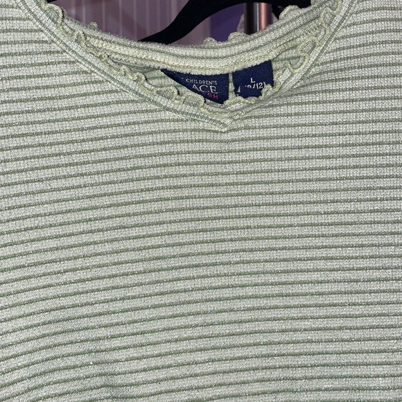 Y2k green striped top - Picture 2 of 3